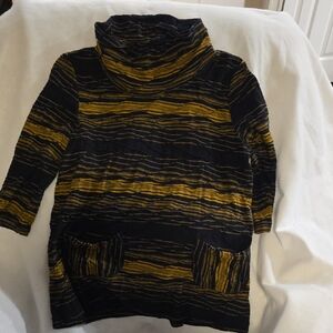Striped Black and Gold Women's Tunic
